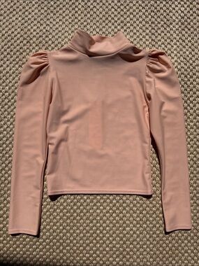 NWT Heidi Merrick Toddler Girls Coral Pink Ruffle Puff Sleeve Rashguard small